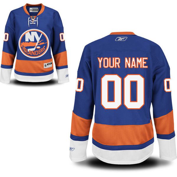 Women New York Islanders Royal Blue Premier Home Custom NHL Jersey